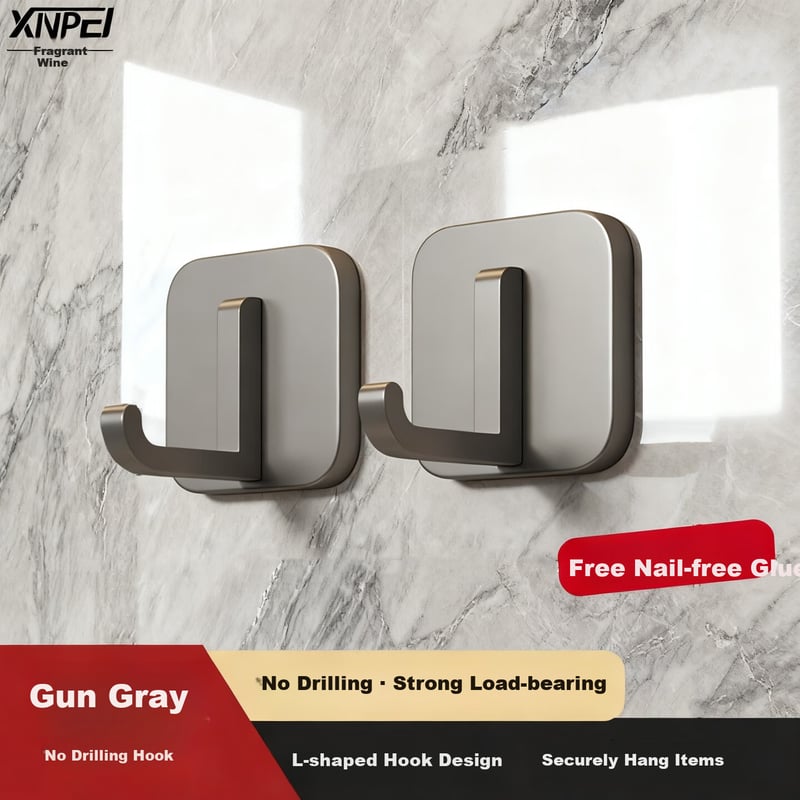 Xinpei Invisible Load-Bearing Hooks - Gun Gray