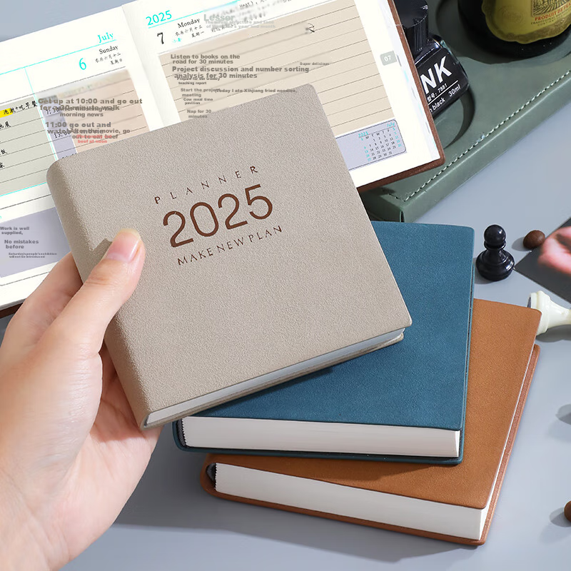 Longe 2026 Square Daily Planner - Efficiency Handbook