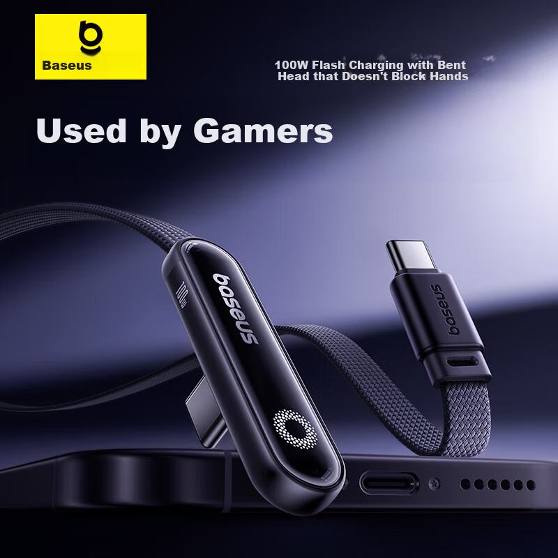 Baseus PD100W Type-C Fast Charging Cable - Ultra-thin 1m