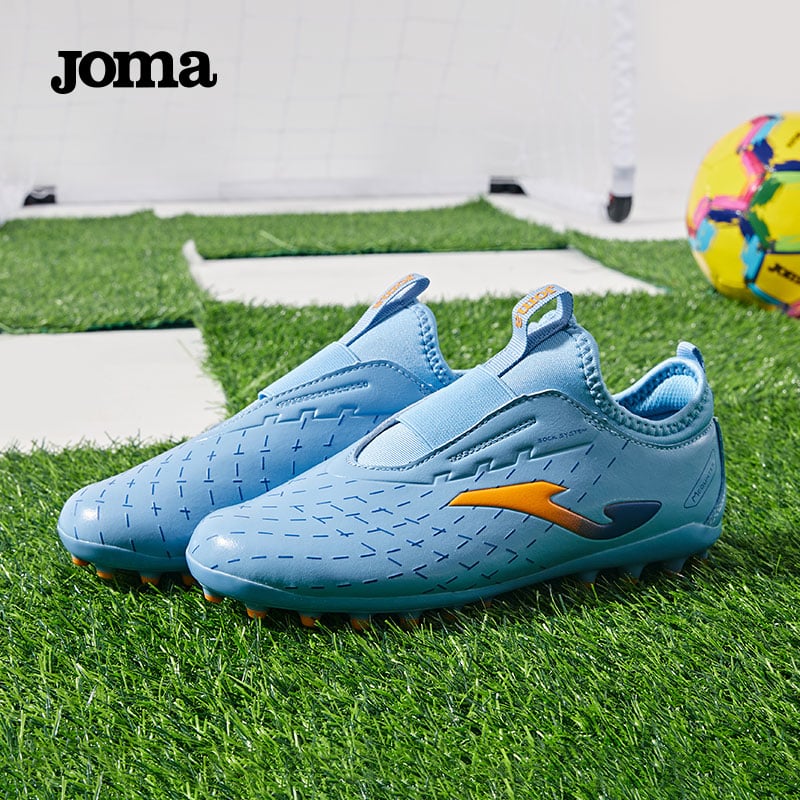 JOMA Kids Soccer Shoes Light Blue