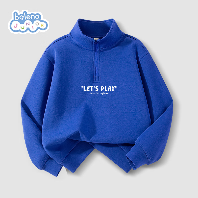 Baleno Boys' Playful Blue Sweatshirt, Spring Autumn 2025 Style