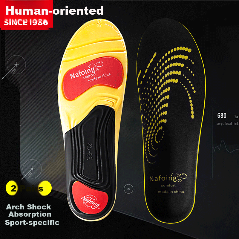 RENBEN Sports Insoles - Soft Shock-Absorbing for Men