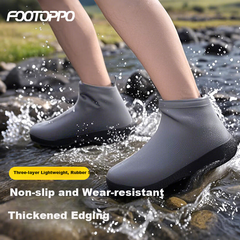 FOOTOPPO Thickened Waterproof Rain Boot Covers