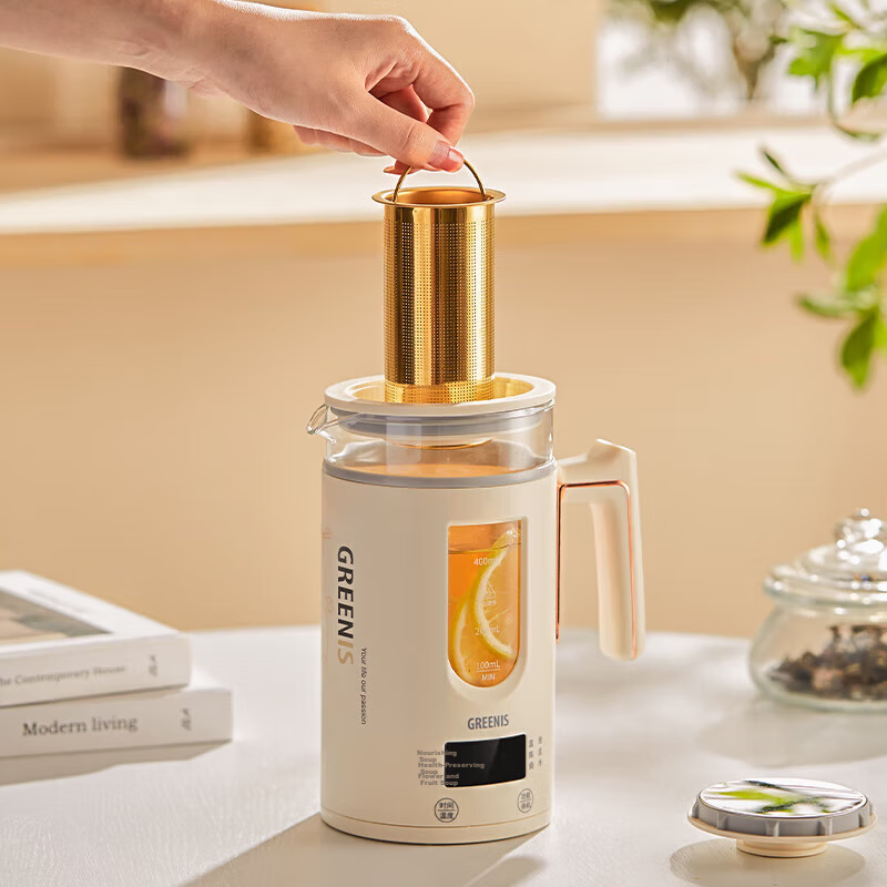 GREENIS Pure Titanium Tea Maker for Single-Use Brewing