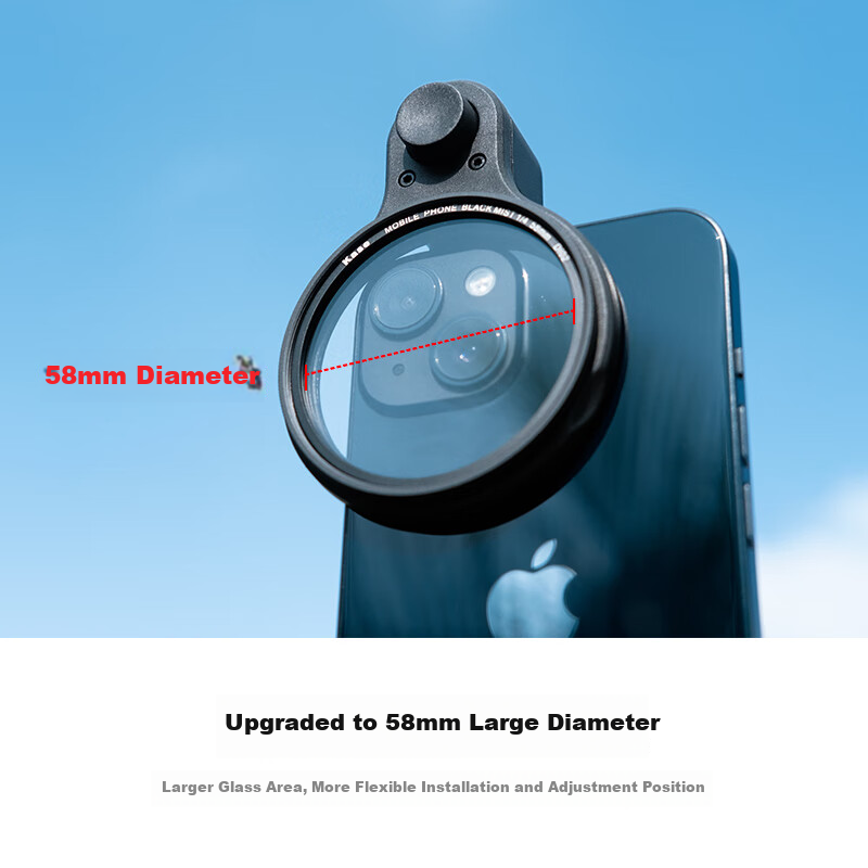 Kase Magnetic Phone Filter Set - 4-in-1 CPL + Black + GND + Star