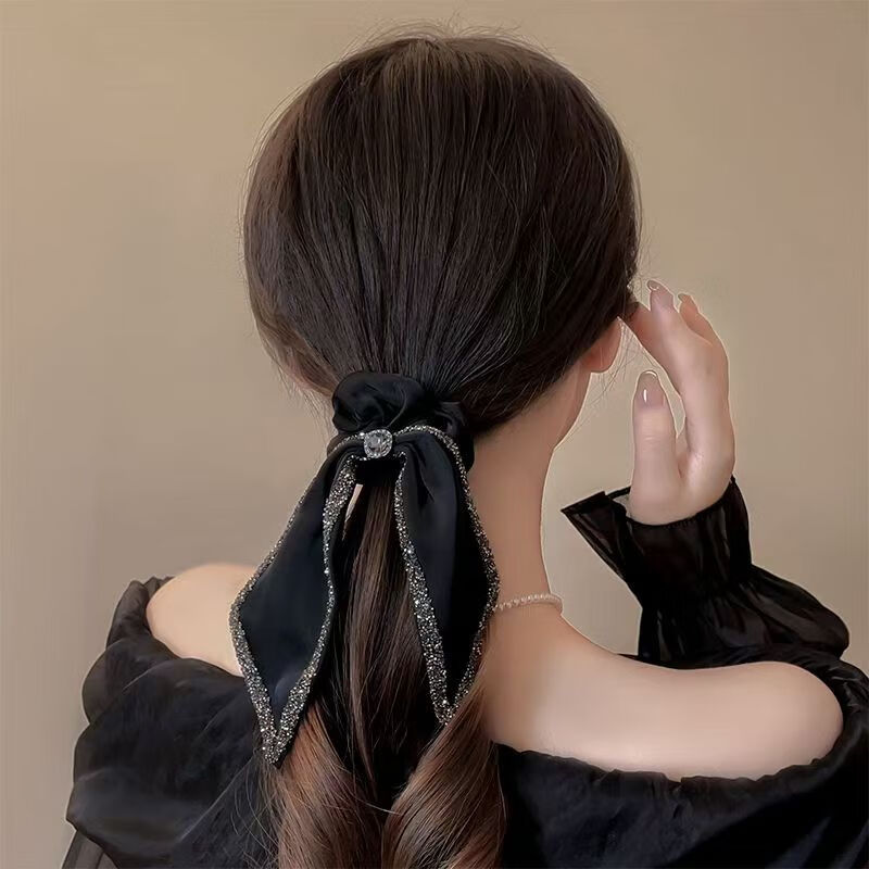 CHIMERA High-Elasticity Hair Tie with Bow Ribbon