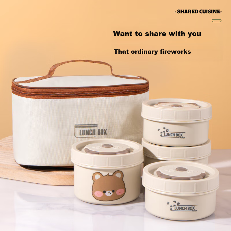 Beisesi Insulated 316 Steel Lunch Box Set