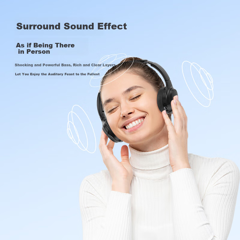 Newmine TB106 Headphones - Over-Ear Bluetooth