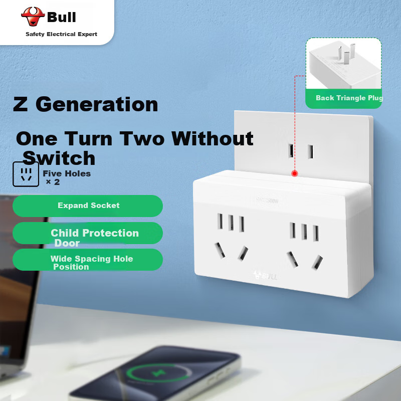 BULL 2-Outlet Wireless Adapter