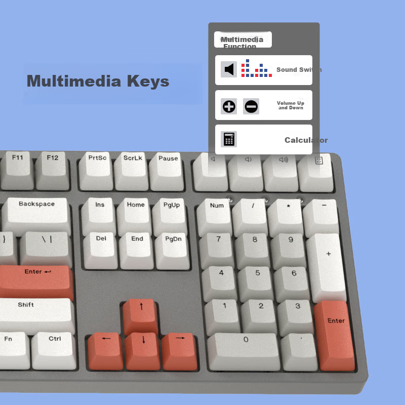 ikbc Z108 Mechanical Keyboard - Astral Gray