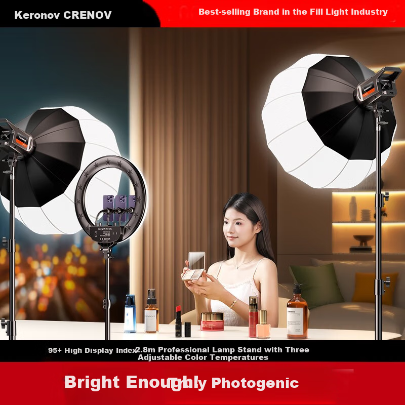 Kerunle 100W COB Spherical Fill Light