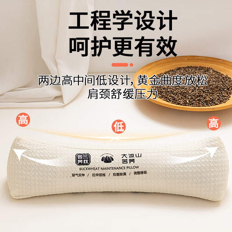 Yalu Buckwheat Husk Neck Support Pillow - Cervical Support