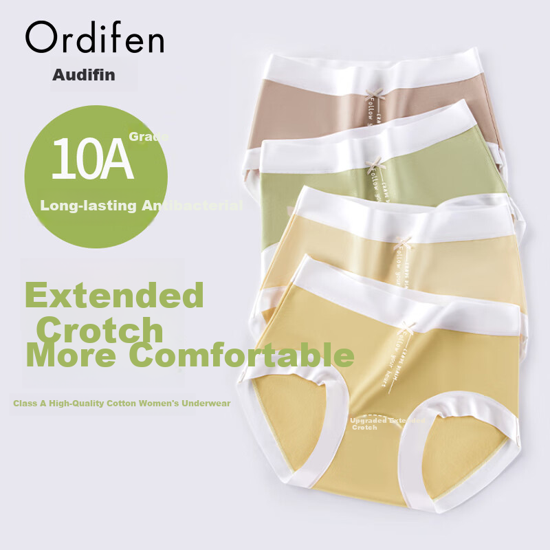 Ordifen Women's Pure Cotton Antibacterial Underwear