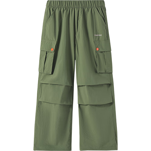 YEEHOO Kids' Quick-Dry Cargo Pants for Boys and Girls