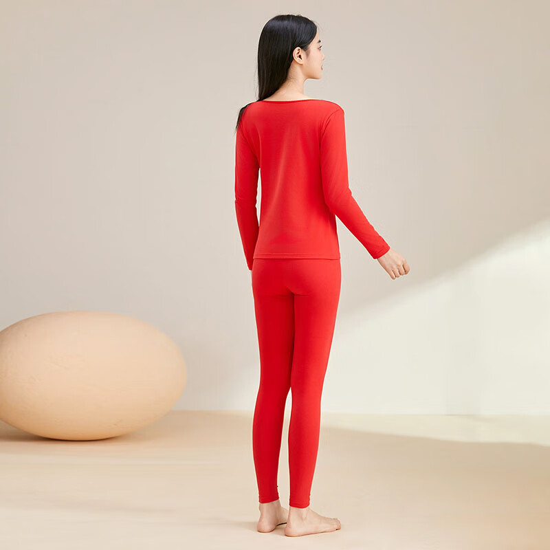 FENTENGCARE Couple's Thermal Underwear Zodiac Year Wedding Set