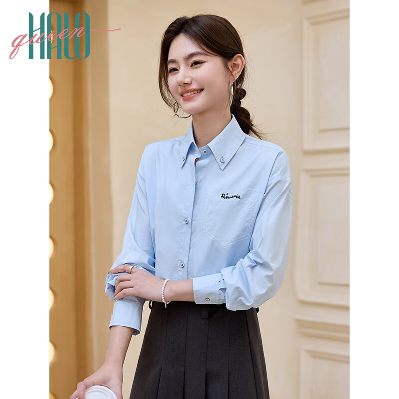 Halo Queen Women's Long-Sleeve Blouse
