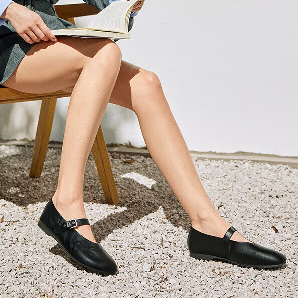 Bata Vintage Mary Jane Sheepskin Flats