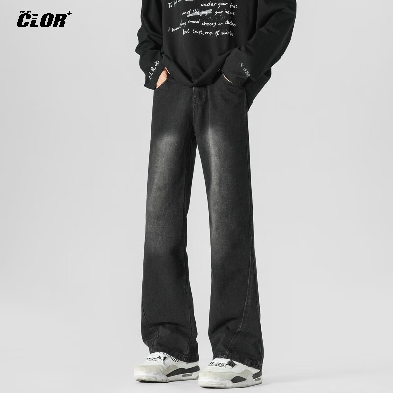 CLOR Men's American-Style Retro Jeans