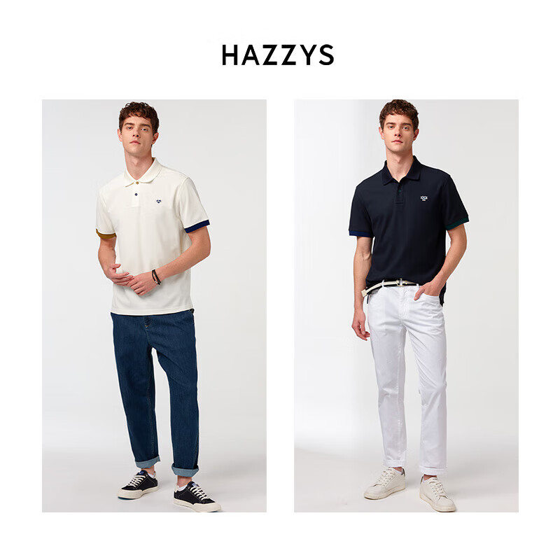 HAZZYS Men's Cool-Feeling Polo Shirt