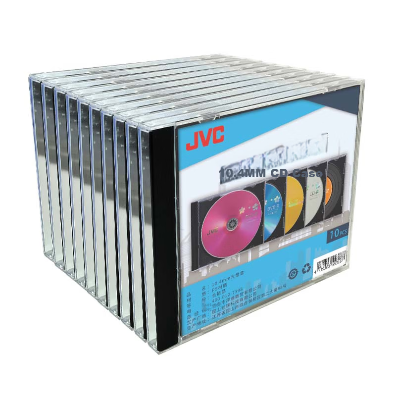 JVC Thickened CD/DVD Case with Double-Sided Insert
