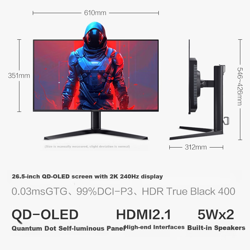 Acer Predator X27U X1 2K OLED Gaming Monitor