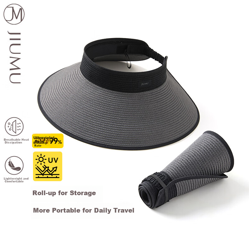 JIUMU Men's Sun Visor Cap for Hiking
