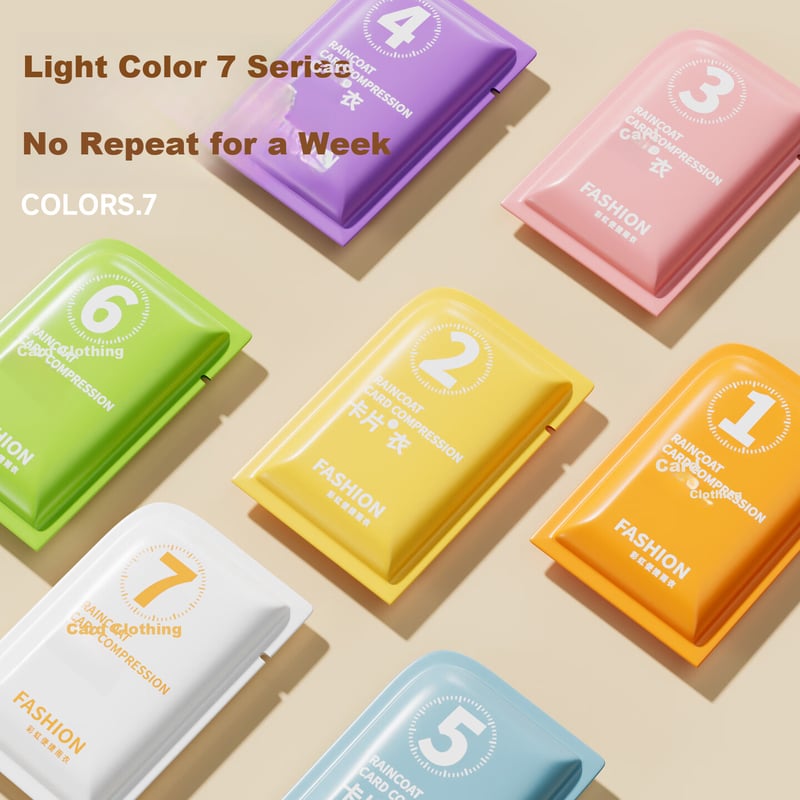Baicaoyuan Thickened Disposable Raincoat Set