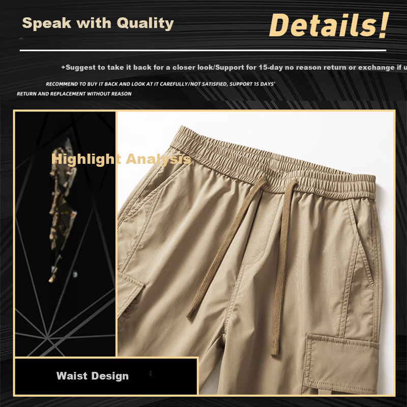 JEEP SPIRIT Men's Casual Cargo Pants