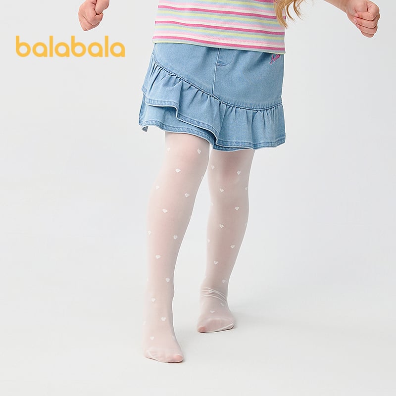 BALABALA Girls' Dance Tights - Summer Thin Pantyhose