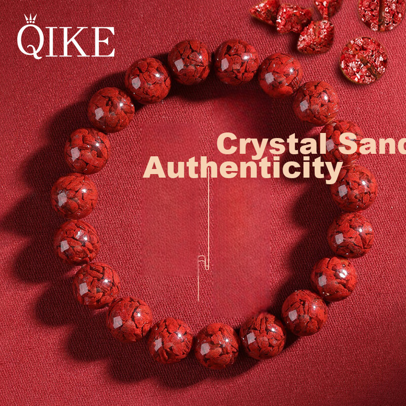 Qike Cinnabar Crystal Sand Bracelet for Women