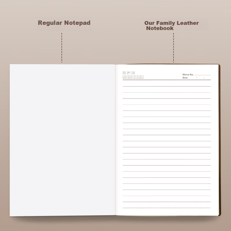 Jiaranheng Business Notebook - Stylish Lambskin Cover Journal