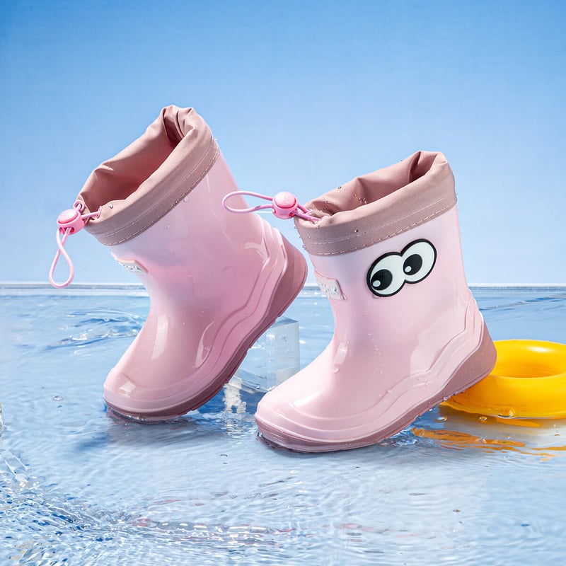 B.Duck Kids Rain Boots - Cute Cartoon Waterproof Baby Shoes