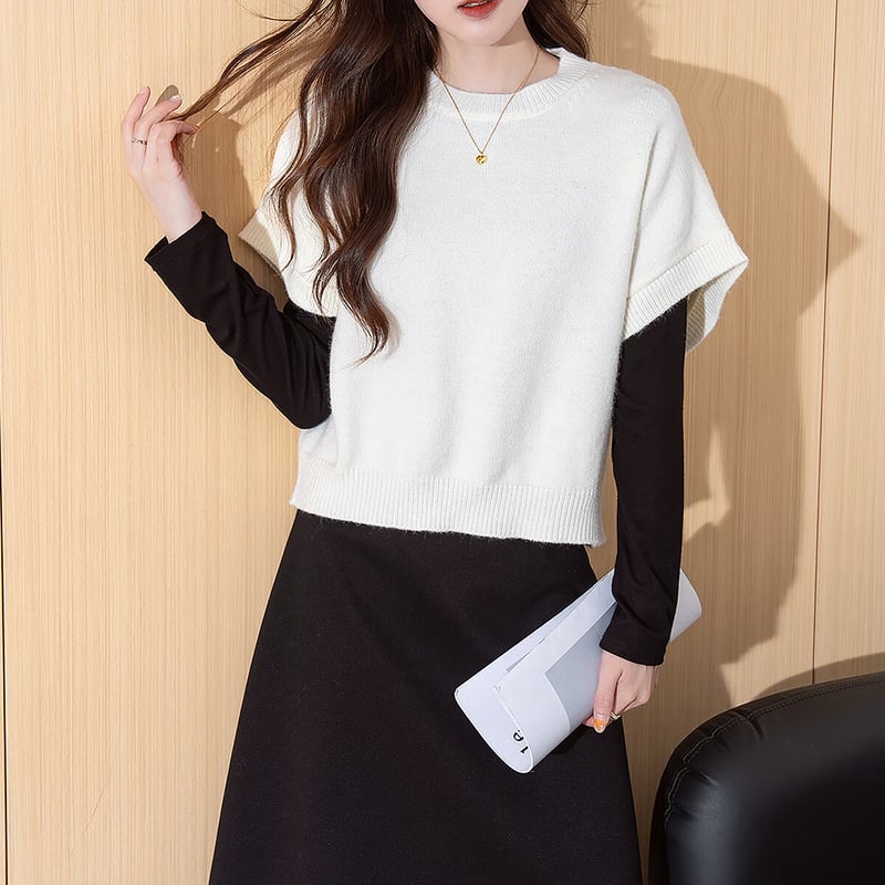 TonLion Minimalist Crew Neck Vest
