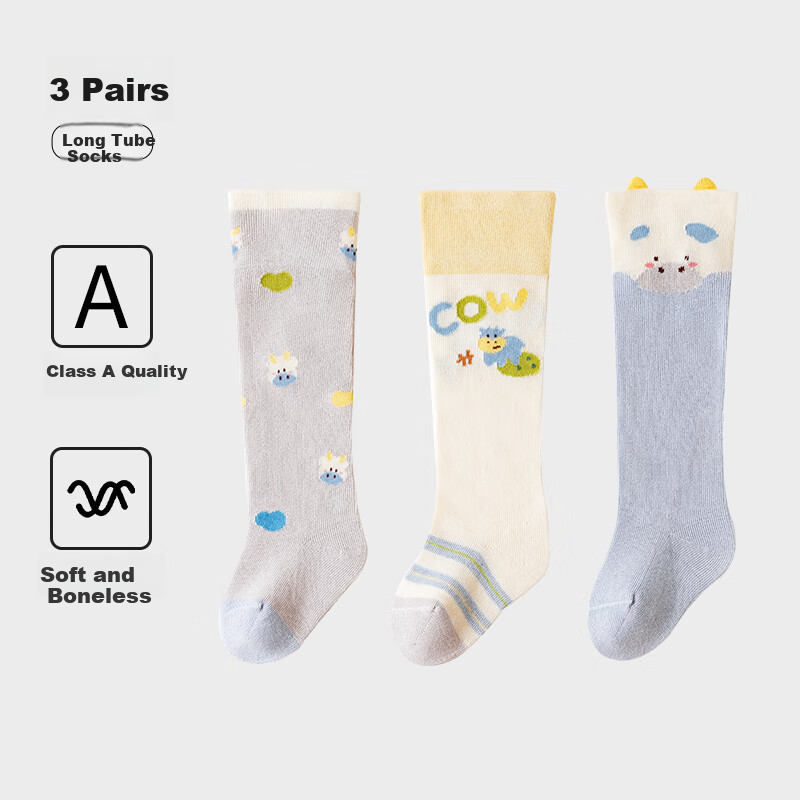 OUYUN Thigh-High Socks for Kids