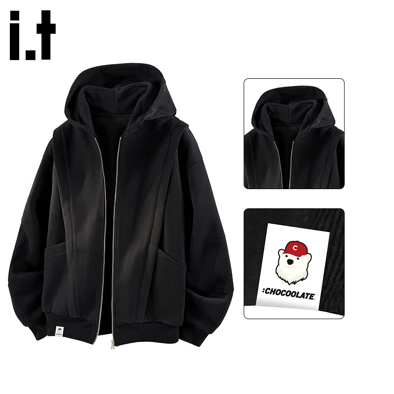 CHOCOOLATE Men's Winter Hoodie Cardigan