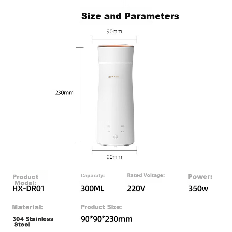 AUX Portable Electric Kettle