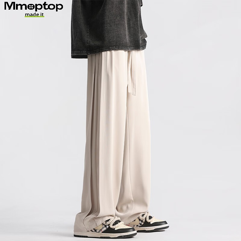 MMOPTOP Ice Silk Quick-Dry Curved Knife Pants
