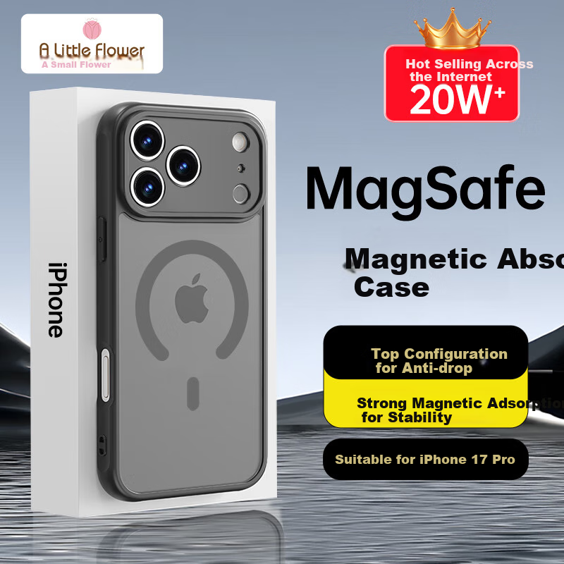 ALittleFlower iPhone 17 Pro Ultra-thin Magnetic Case