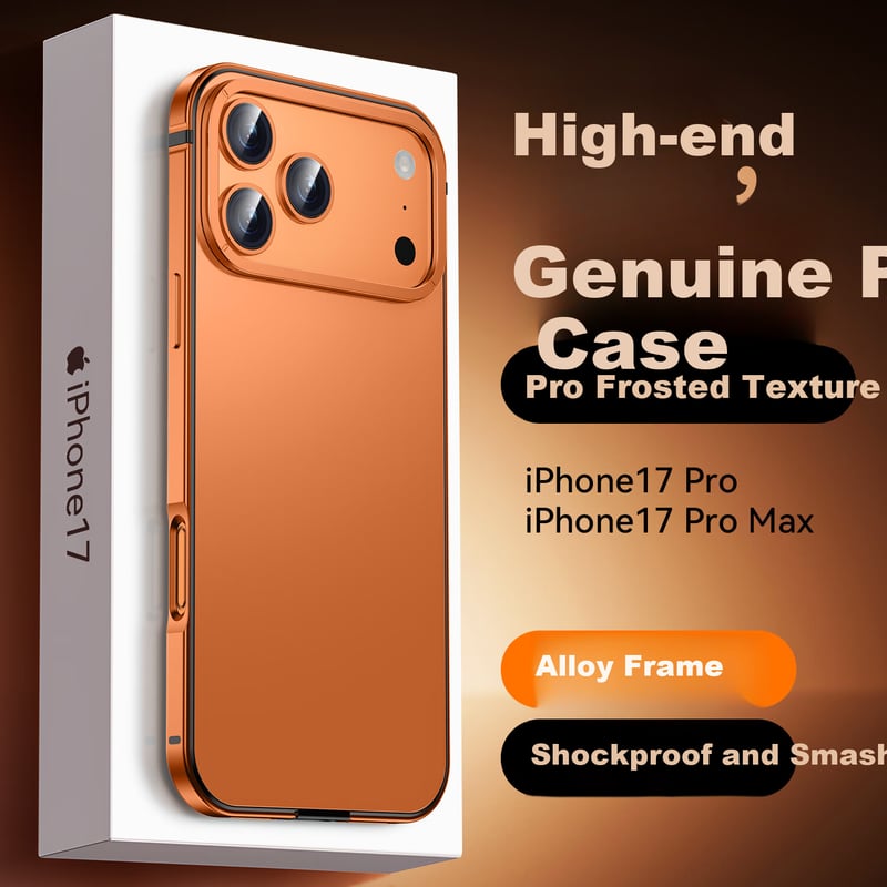 IM-CHEN Alloy Frame iPhone 17 Pro Case
