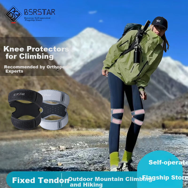 Bestray Climbing Knee Pads - 2-Pack Shock-Absorbing Hiking Knee Support