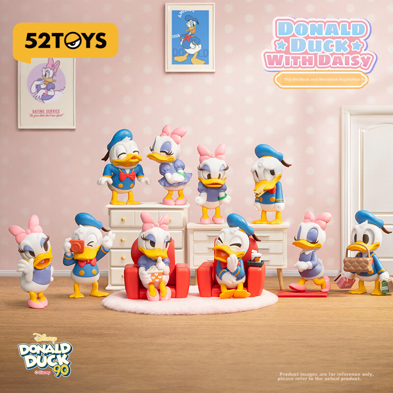 52TOYS Donald Duck And Daisy Blind Box Figurines