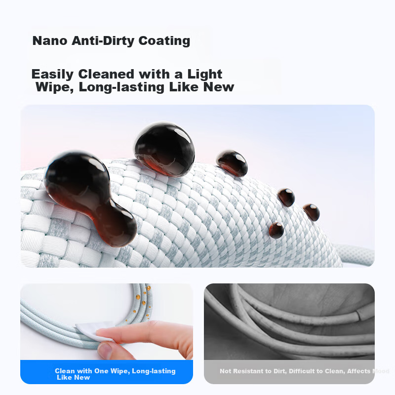ANKER Nano Anti-Dirt Braided 140W Apple Data Cable