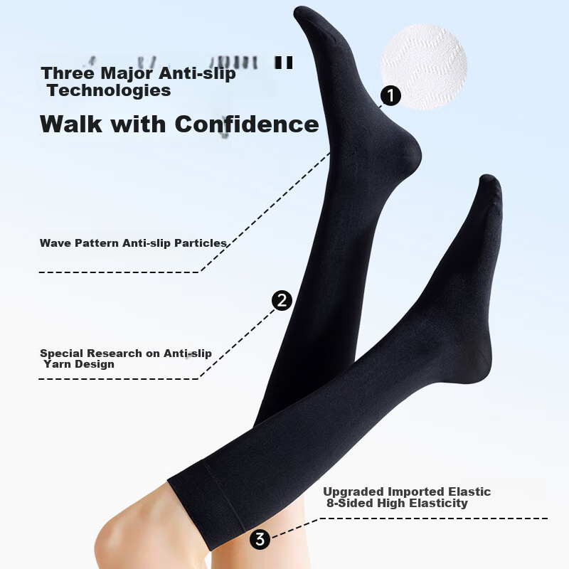 JKN Thin Pressure Calf Socks for Women - Sun Protection & Slimming