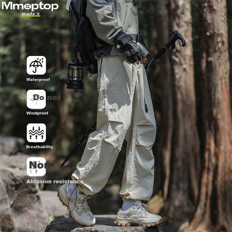MMOPTOP Hiking Cargo Pants - Paratrooper Style