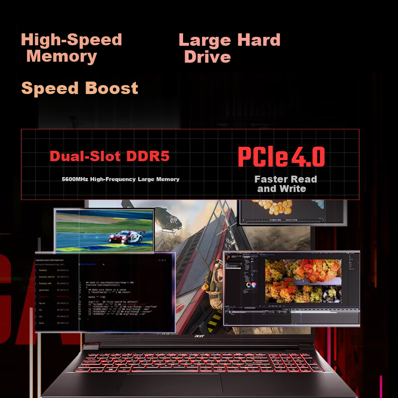 Acer Shadow Knight Jing7 14th Gen I7-14650HX Gaming Laptop