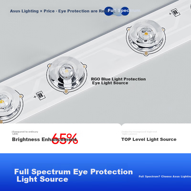 HSOS Full Spectrum Eye Protection Ceiling Light