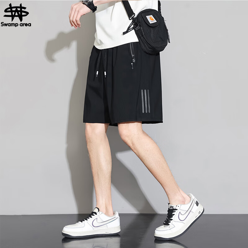 SWAMP AREA Ice Silk Sports Shorts