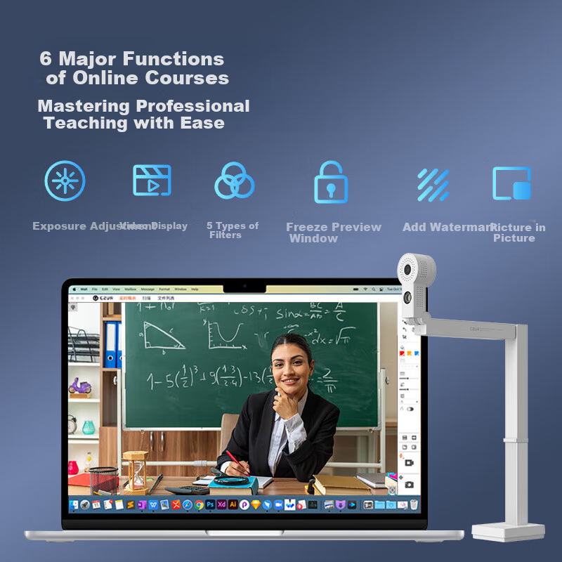 CZUR Document Camera FancyUPlus+ Foldable Writing Stand