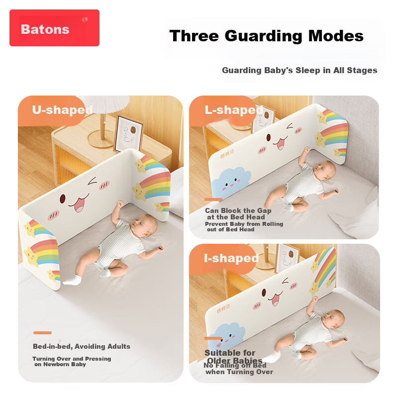 Bangbangzhu No-Installation Bed Guard Rail