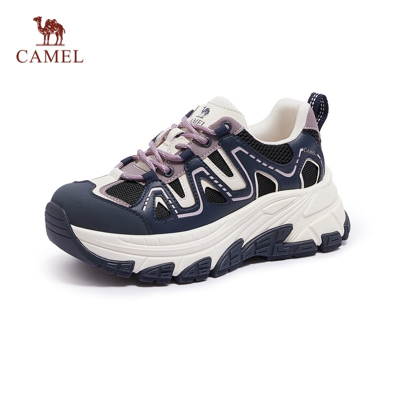 CAMEL Women's Dad Shoes - Dopamine Color Block